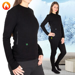 Dámske vyhrievané tričko W-TEC Insulong Lady čierna - XL