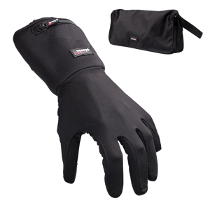 Univerzálne vyhrievané rukavice Glovii GL2 čierna - XXS-XS