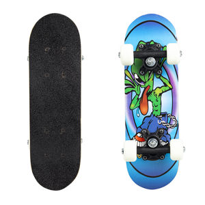 Skateboard Mini Board Alien On Blue