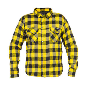 Moto košeľa W-TEC Terchis žltá - L