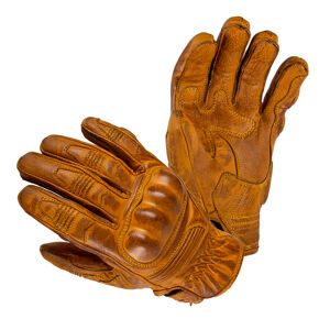Kožené moto rukavice W-TEC Trogir hnedá - 3XL
