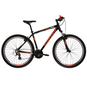 Horský bicykel Kross Hexagon 2.0 2022 čierna/oranžová/šedá - XS (14", 145-157 cm)
