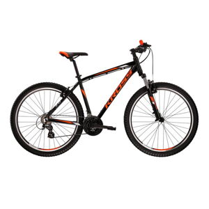 Horský bicykel Kross Hexagon 2.0 27,5" - model 2022 čierna/oranžová/šedá - M (19'')
