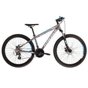 Horský bicykel Kross Hexagon 3.0 27,5" - model 2022 grafitová/modrá/šedá - M (19", 174-180 cm)