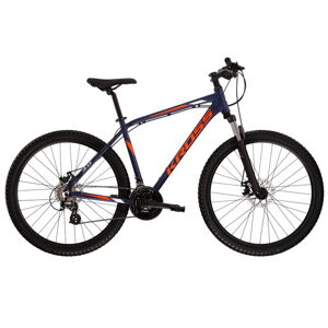 Horský bicykel Kross Hexagon 3.0 27,5" - model 2022 tmavo modrá/oranžová/biela - M (19'')