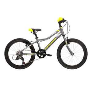 Detský bicykel Kross Hexagon Mini 1.0 SR 20" - model 2021 Graphite / Lime / Silver Glossy - 11" - Záruka 10 rokov