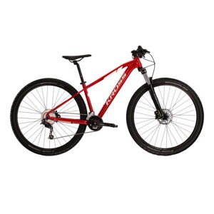 Horský bicykel Kross Level 3.0 29" - model 2022 červená/biela - XL (20")