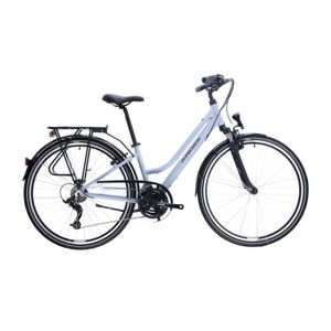 Dámsky trekingový bicykel Kross Trans 2.0 28" SR - model 2021 šedá/čierna - M (17") - Záruka 10 rokov