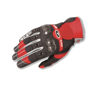 Motokrosové rukavice AXO VR-X červená - S