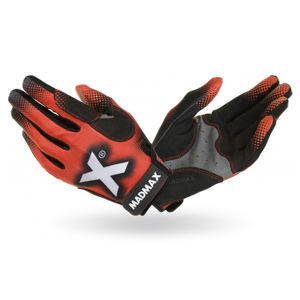 Fitness rukavice Mad Max Crossfit MXG101 červená - L