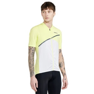 Pánsky cyklistický dres CRAFT CORE Endurance Logo žltá - XXL