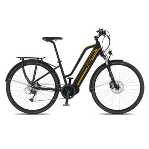 Dámsky trekingový elektrobicykel 4EVER Marianne AC-Trek - model 2020 čierna/zlatá - 16" - Záruka 10 rokov