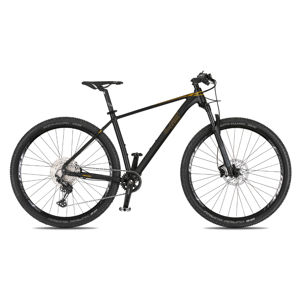 Horský bicykel 4EVER Prodigy Race 29" - model 2021 čierna/metal zlatá - 19" - Záruka 10 rokov