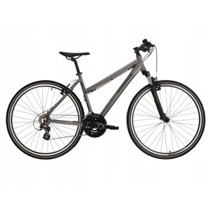Dámsky crossový bicykel Kross Evado 2.0 D S 28" - model 2022 grafitová/čierna - M (17")