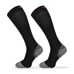 Kompresné bežecké ponožky Comodo SSC Black - 43-46