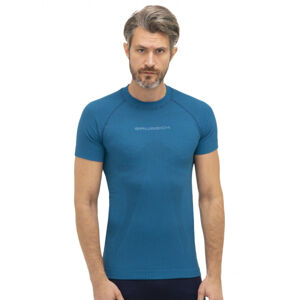 Pánske tričko Brubeck 3D Run PRO s krátkym rukávom blue - XL