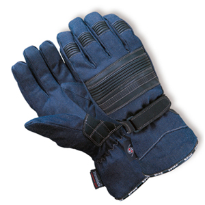 Moto rukavice Denim TWG-00G52 modrá - 2XL