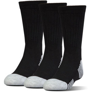 Pánske ponožky Under Armour HeatGear Tech Crew 3 páry Black - XL (46-50,5)