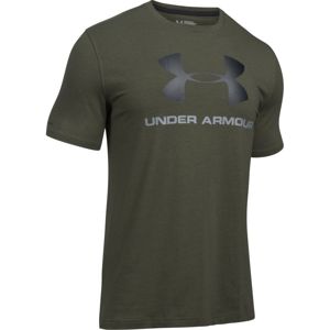 Pánske tričko Under Armour CC Sportstyle Logo Olive - XS