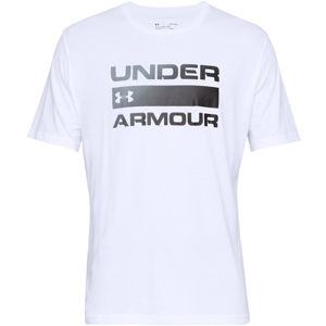 Pánske tričko Under Armour Team Issue Wordmark SS White - XL
