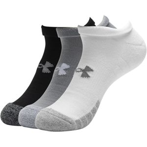 Unisex nízke ponožky Under Armour UA Heatgear NS 3 páry Steel - XL (46-50,5)