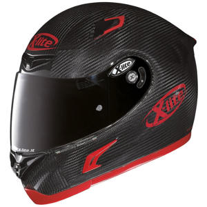 Moto helma X-Lite X-802RR Puro Sport Carbon čierno-červená - XXL (63-64) - Záruka 5 rokov