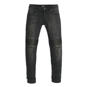 Pánske moto jeansy PANDO MOTO Karl Devil 2 čierna - 32