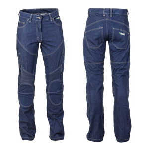 Dámske kevlarové moto jeansy W-TEC NF-2990 tmavo modrá - XXL