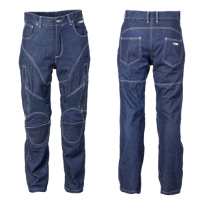 Pánske kevlarové moto jeansy W-TEC NF-2931 tmavo modrá - S