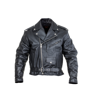 Kožená moto bunda Sodager Live To Ride Jacket čierna - 3XL