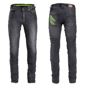 Pánske moto jeansy W-TEC Leonard čierna - M