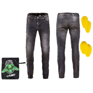 Pánske moto jeansy W-TEC Kancelor šedá - XXL