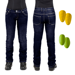 Dámske moto jeansy W-TEC C-2011 modré modrá - 31