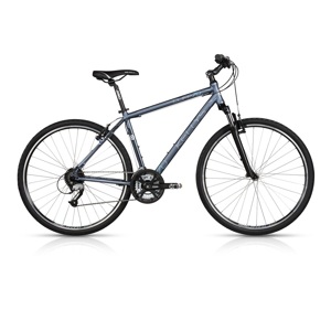 Pánsky crossový bicykel KELLYS CLIFF 70 28" - model 2017 Grey - 17" - Záruka 10 rokov
