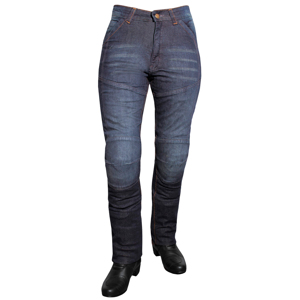 Dámske jeansové moto nohavice ROLEFF Aramid Lady modrá - 35/2XL