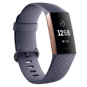 Fitness náramok Fitbit Charge 3 Rose Gold/Blue Grey