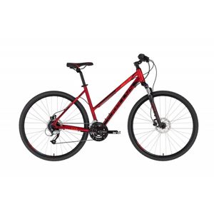 Dámsky crossový bicykel KELLYS CLEA 90 28" - model 2021 Dark Red - S (17'') - Záruka 10 rokov