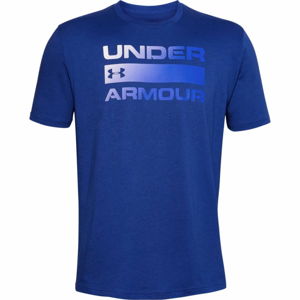 Pánske tričko Under Armour Team Issue Wordmark SS American Blue - XL