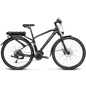 Trekingový elektrobicykel Kross Trans Hybrid 5.0 28" - model 2020 Black / Graphite Matte - XL (23") - Záruka 10 rokov