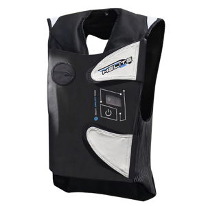 Závodná airbagová vesta Helite e-GP Air čierno-biela - L