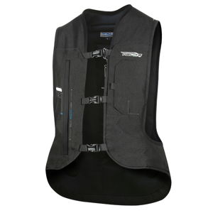 Airbagová vesta Helite e-Turtle čierna rozšírená čierna - L