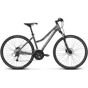 Dámsky crossový bicykel Kross Evado 6.0 28" - model 2020 grafitová/čierna - M (17") - Záruka 10 rokov