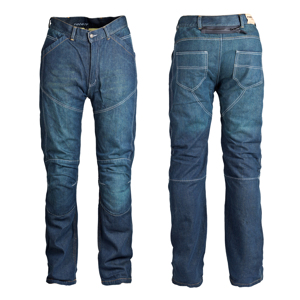 Pánske jeansové moto nohavice ROLEFF Aramid modrá - 36/XL