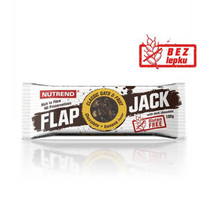 Tyčinka Nutrend FlapJack GLUTEN FREE 100g čučoriedka+brusnica s jogurtovou polevou
