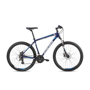 Horský bicykel Kross Hexagon 3.0 27,5" - model 2021 tmavo modrá/modrá/biela - L (21'') - Záruka 10 rokov