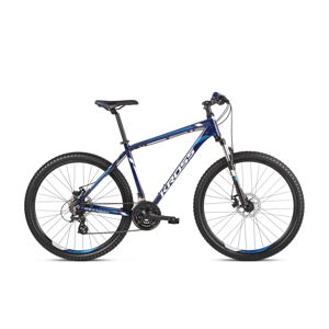 Horský bicykel Kross Hexagon 3.0 26" - model 2020 tmavo modrá/modrá/biela - S (17'')