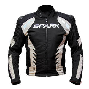Pánska textilná moto bunda Spark Hornet čierna - M