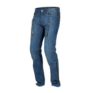 Pánske jeansové moto nohavice REBELHORN Hawk modrá - 38