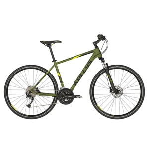 Pánsky crossový bicykel KELLYS PHANATIC 30 28" - model 2019 Olive - S (17'') - Záruka 10 rokov