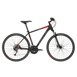 Pánsky crossový bicykel KELLYS PHANATIC 30 28" - model 2019 Black - M (19'') - Záruka 10 rokov